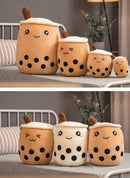 Novo Bubbles Ice Tea/ Boba Milk Tea de Pelúcia - 25 à 70cm